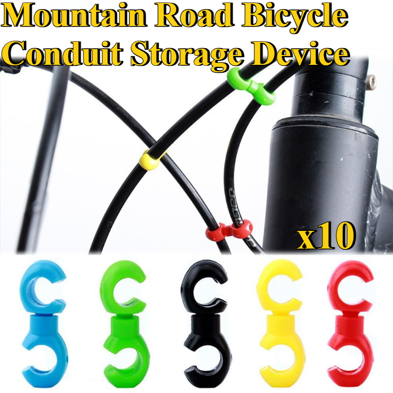 Mountain Biking Stuff - Conjunto com 10 Clips de Plástico