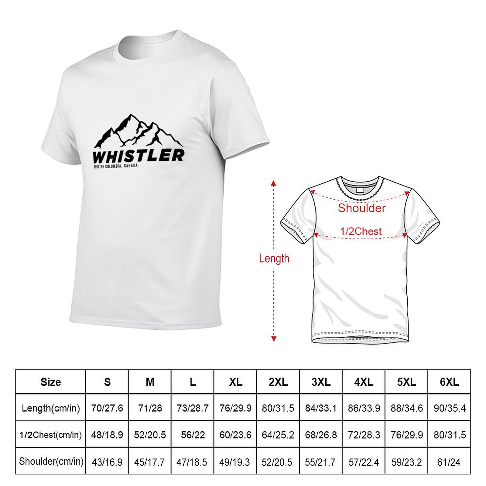 Camiseta Ski Whistler B.C Cana - Mountain Biking Whistler avaliação e preço