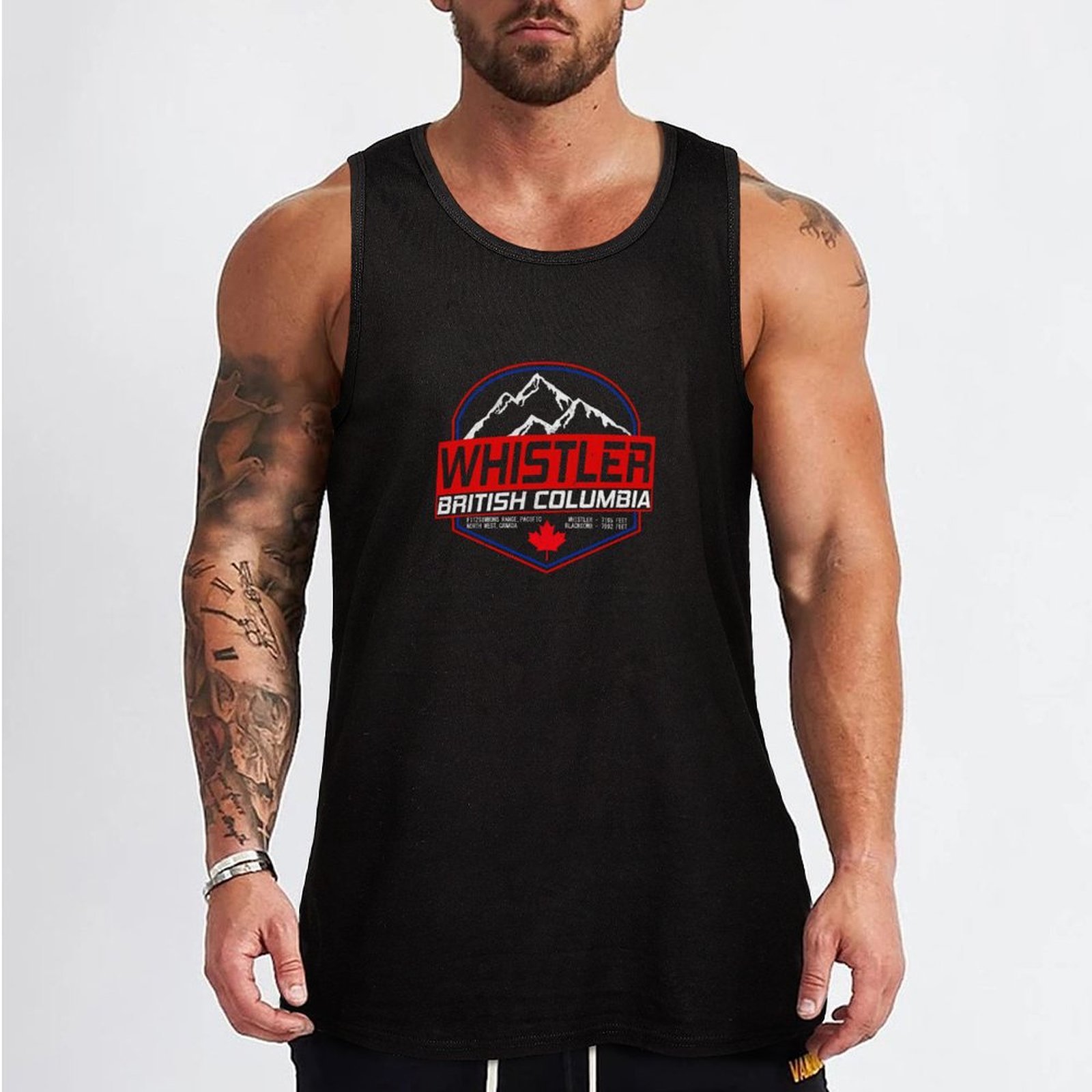 Camiseta regata retrô para esq - Mountain Biking Whistler avaliação e preço