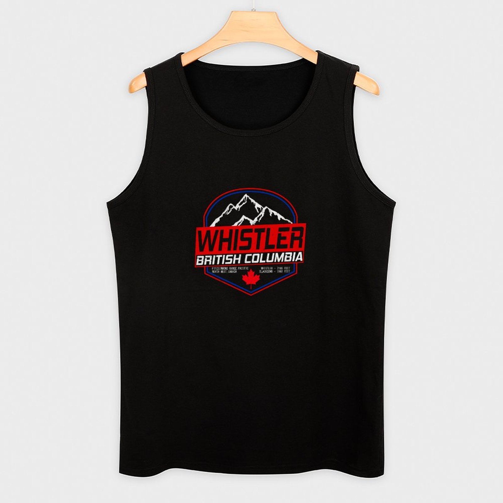 Camiseta regata retrô para esq - Mountain Biking Whistler avaliação e preço