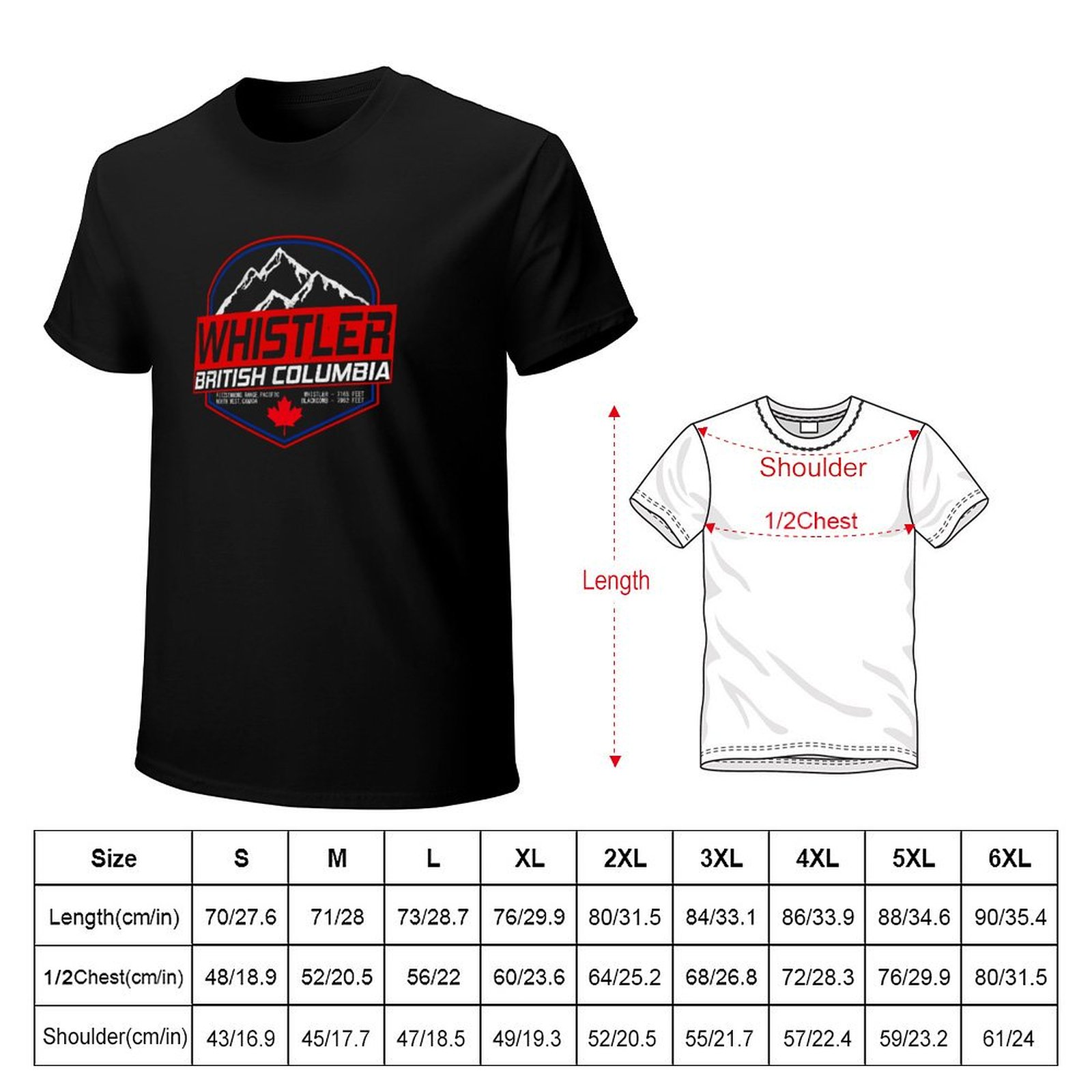 Camiseta Retro Ski Whistler B. - Mountain Biking Whistler avaliação e preço