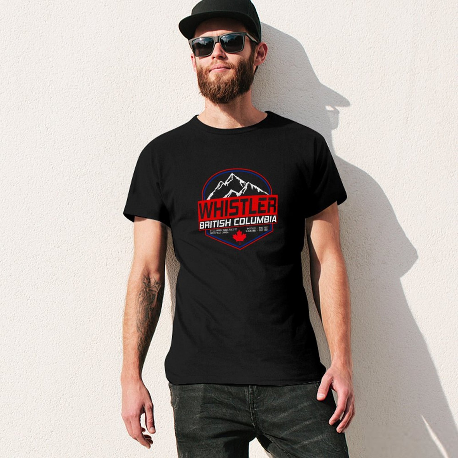 Camiseta Retro Ski Whistler B. - Mountain Biking Whistler avaliação e preço